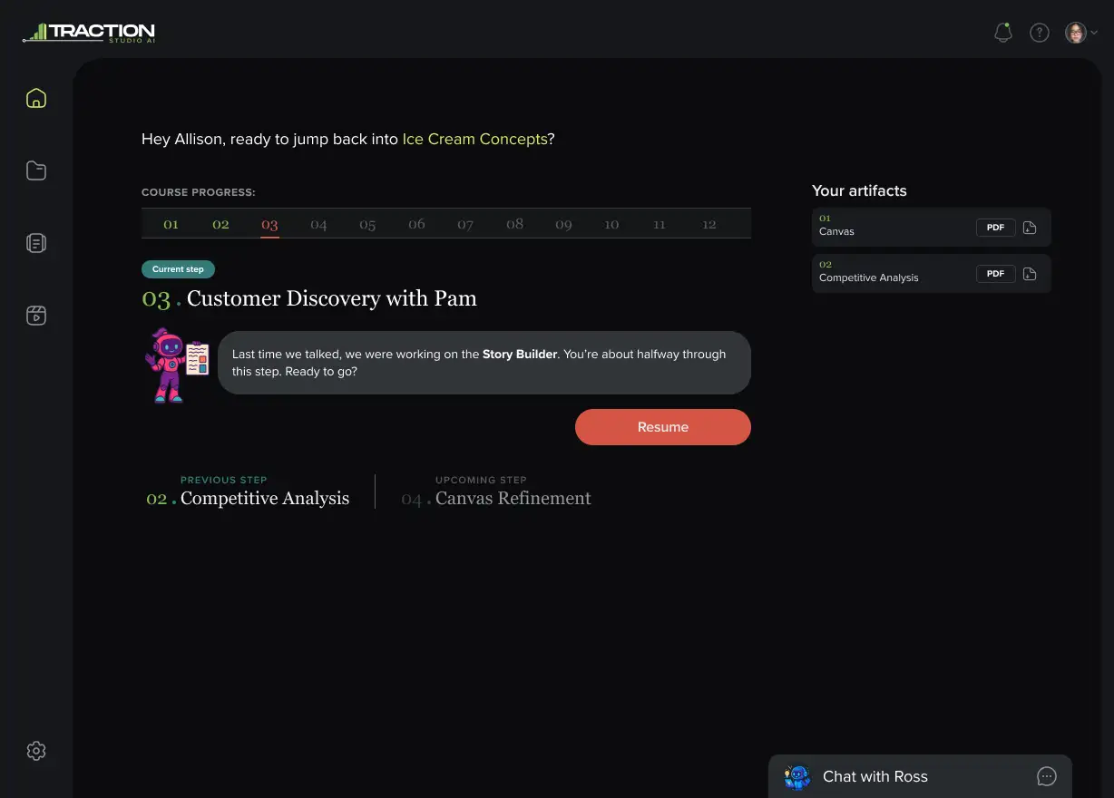 Dashboard screenshot